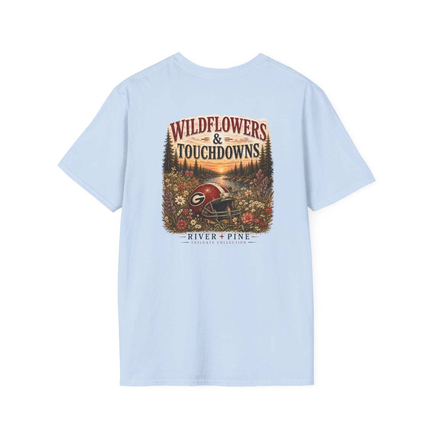 River + Pine - Womens UGA Wildflowers & Touchdowns Tee