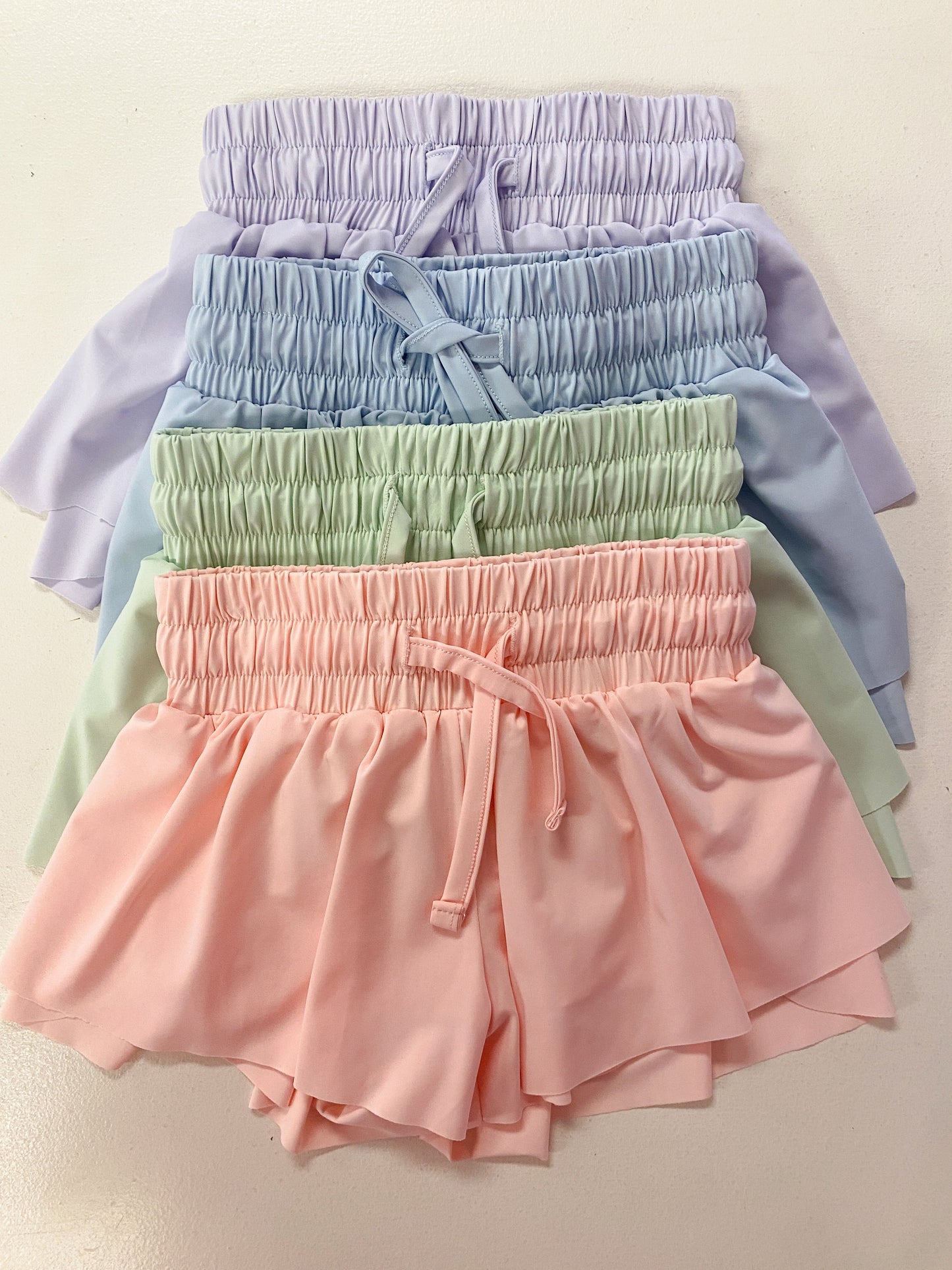 Mint Butterfly Performance Skort Shorts – Girls