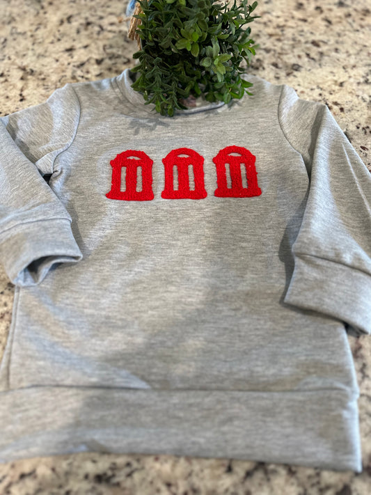 Arch French Knot Crewneck