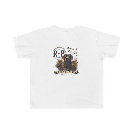 River & Pine Black Dog in Reeds Toddler Graphic Tee (R+P)