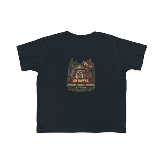 River + Pine Tailgate Collection - Go Dawgs! Toddler T‑Shirt