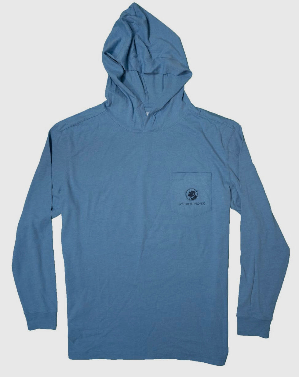 Hoodie Tee : Coastal Blue : Original Design