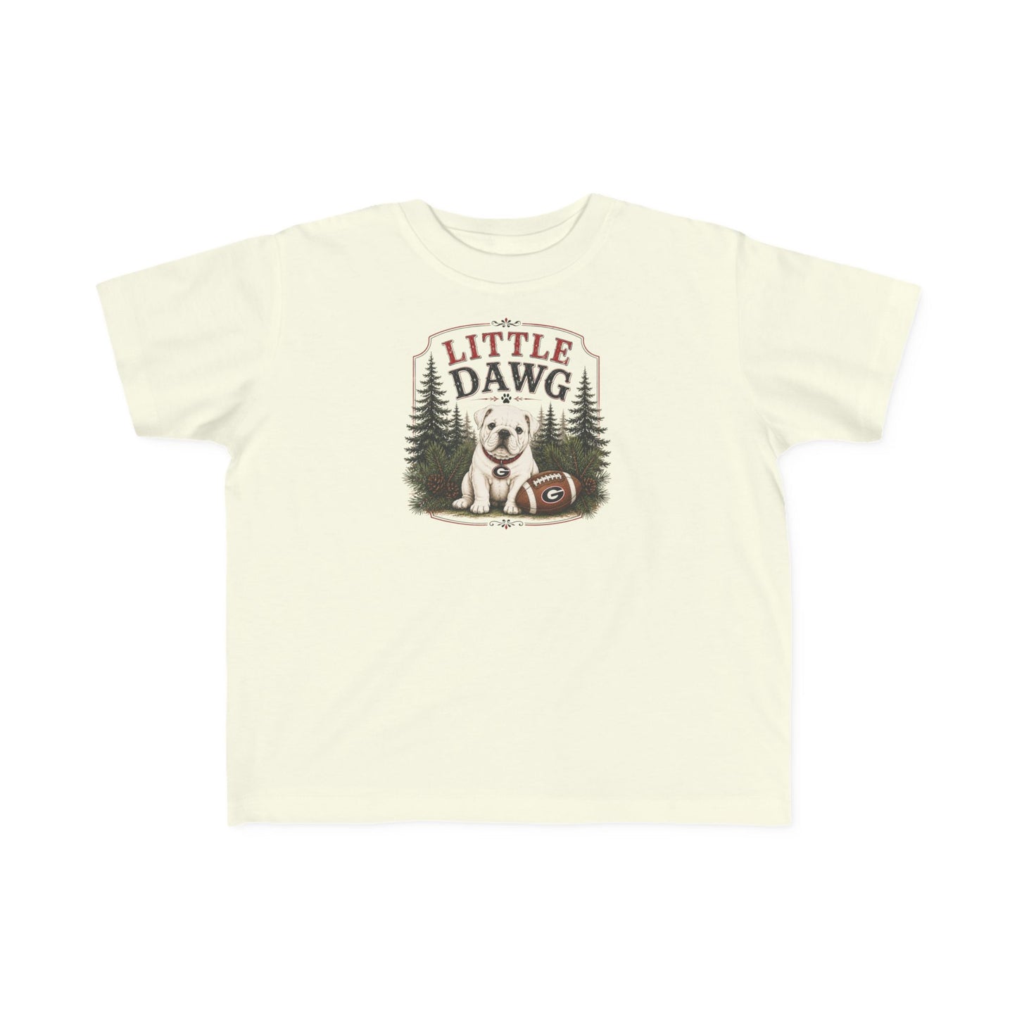 Little Dawg Toddler Tee — Cute Puppy Football T‑Shirt for Kids (Unisex)