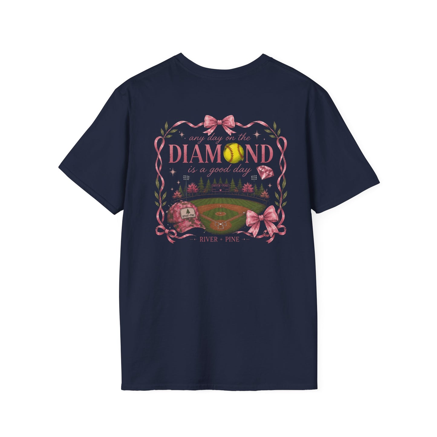 River + Pine - Anyday on the Diamond is a Good Day Women's Tee