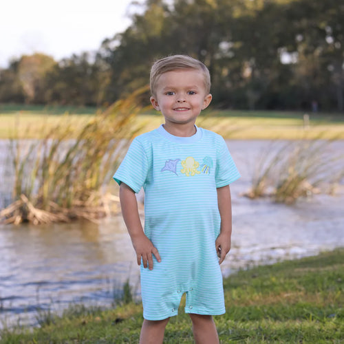 Jellybean Boy Sea Life Romper