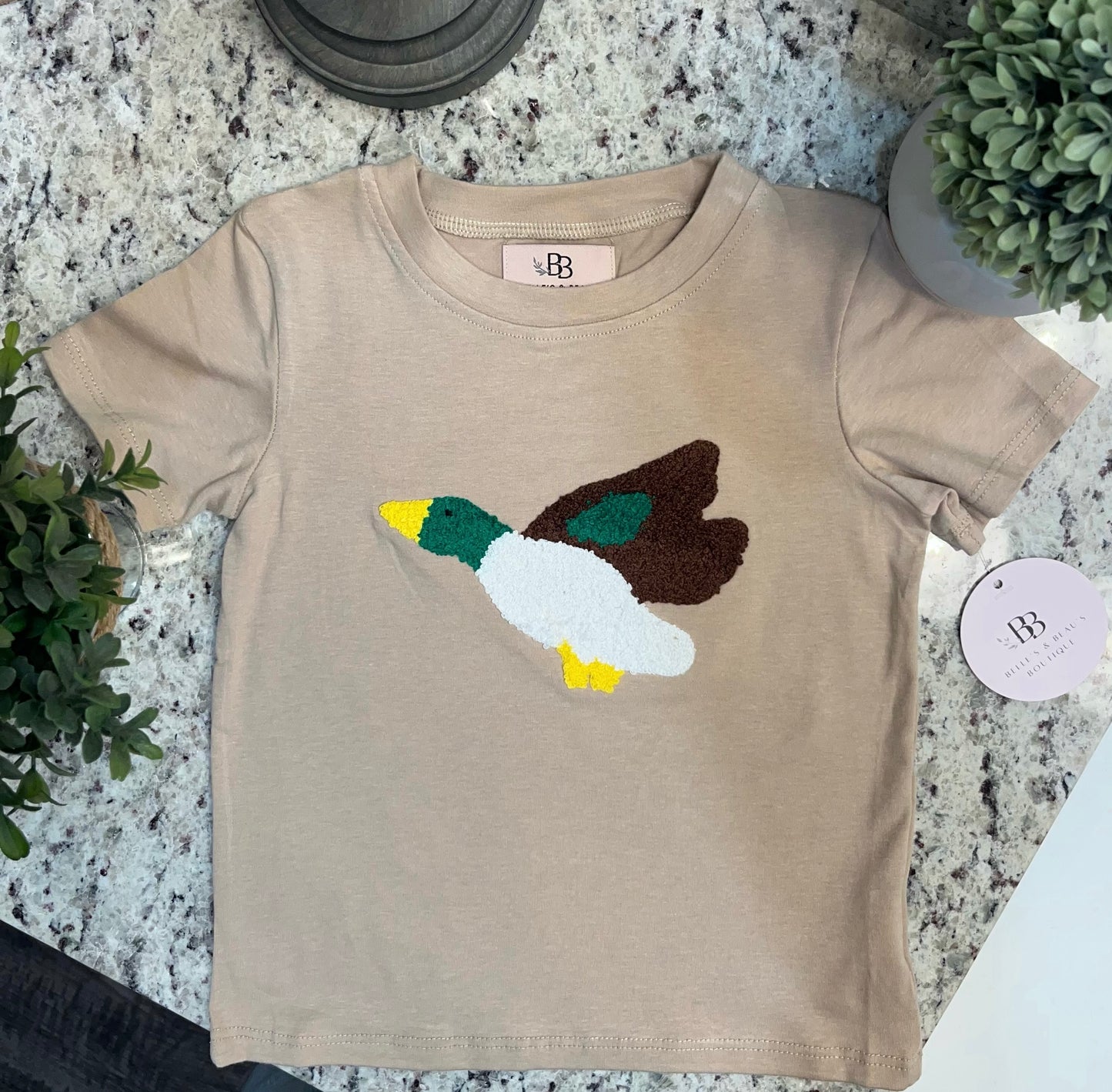 French Knot Mallard Tee