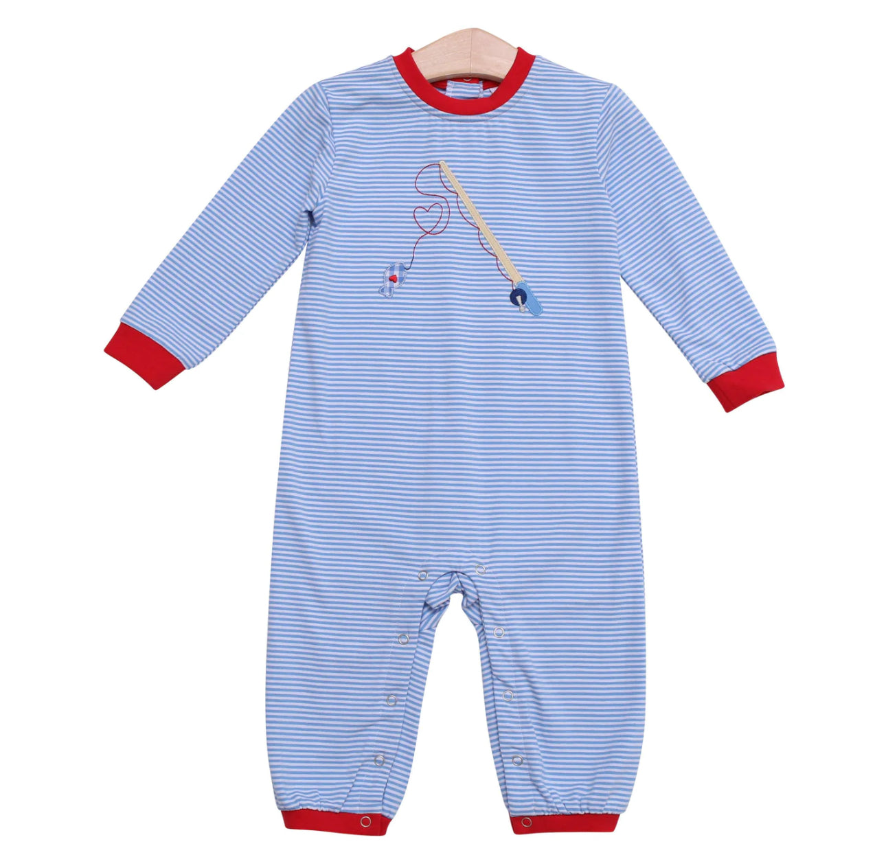 Jellybean Hooked on You Applique Romper