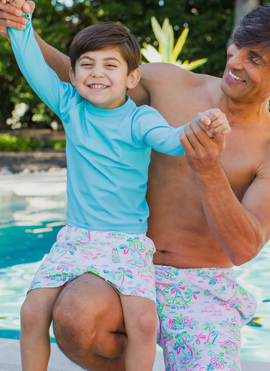 Men’s Tropical Resort Swim Trunks