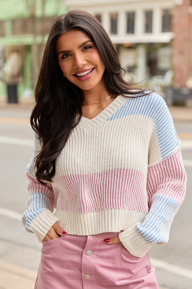 Reese Multi Striped Sweater FINAL SALE