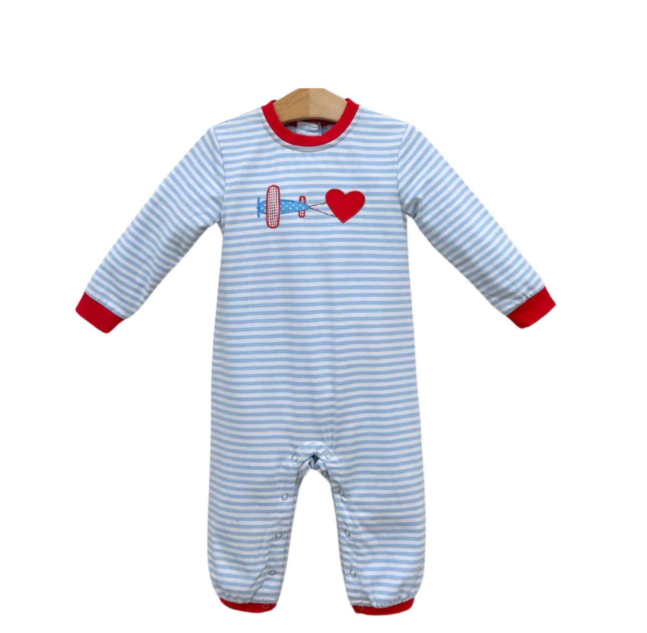 Jellybean Love is in the Air Applique Romper
