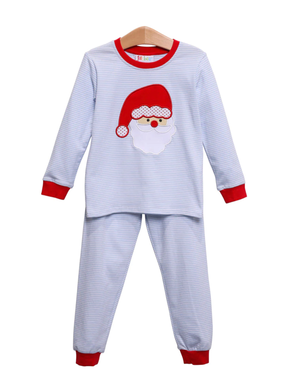 Appliqué Santa Boy’s Pants Set