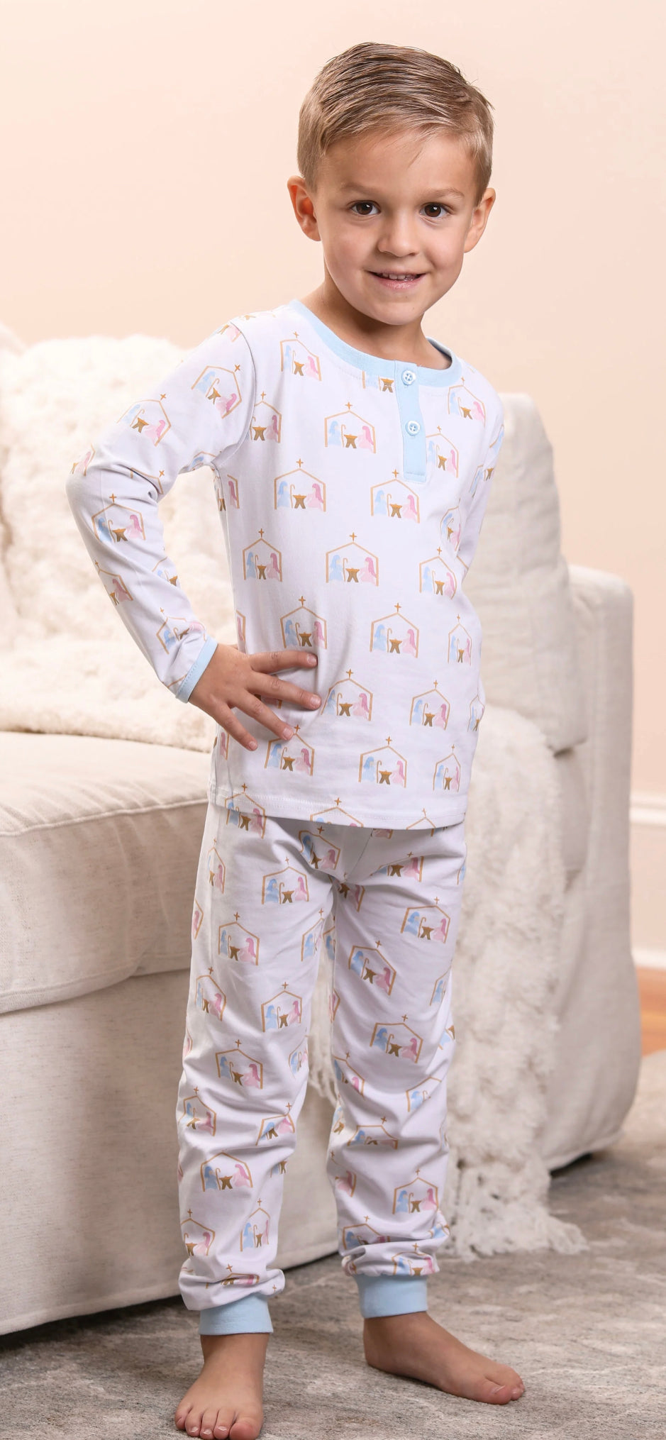 Boy’s Nativity PJ Set