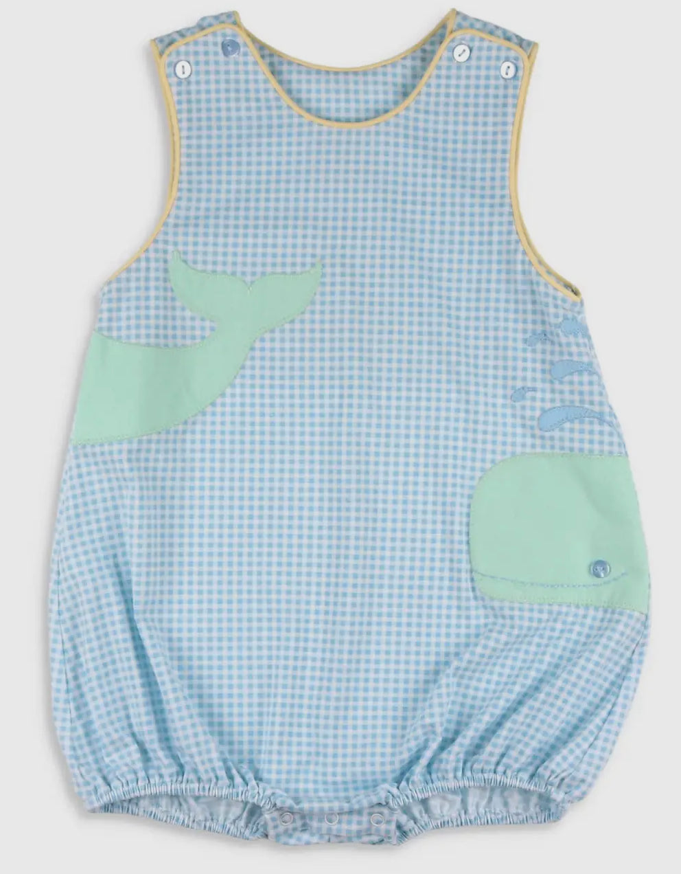 Boys Appliqué Bubble - Whale Watch