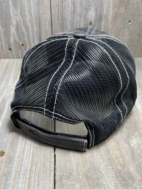 Black on Black Relaxed Fit Waxed Cotton w/ Mesh Back