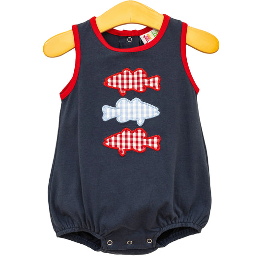 Jellybean Boys Patriotic Fish Trio Bubble