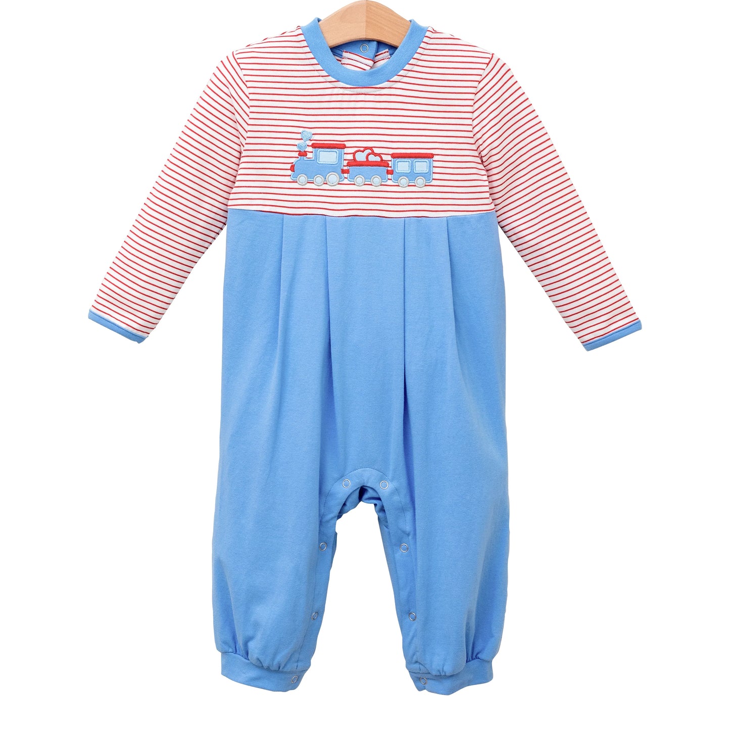 Jellybean All Aboard Heart Train Romper
