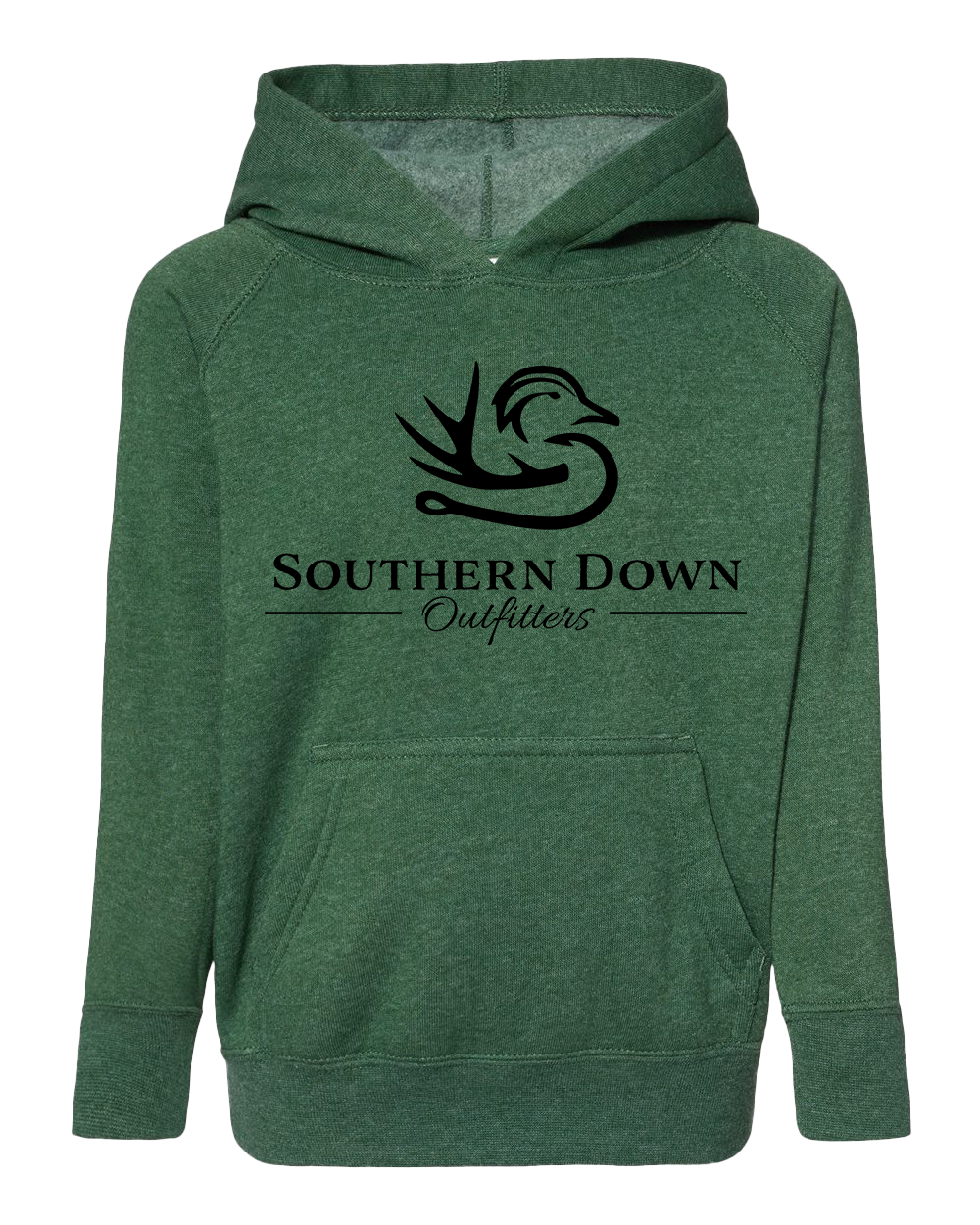 Hoodie - TODDLER Moss Green Classic Logo