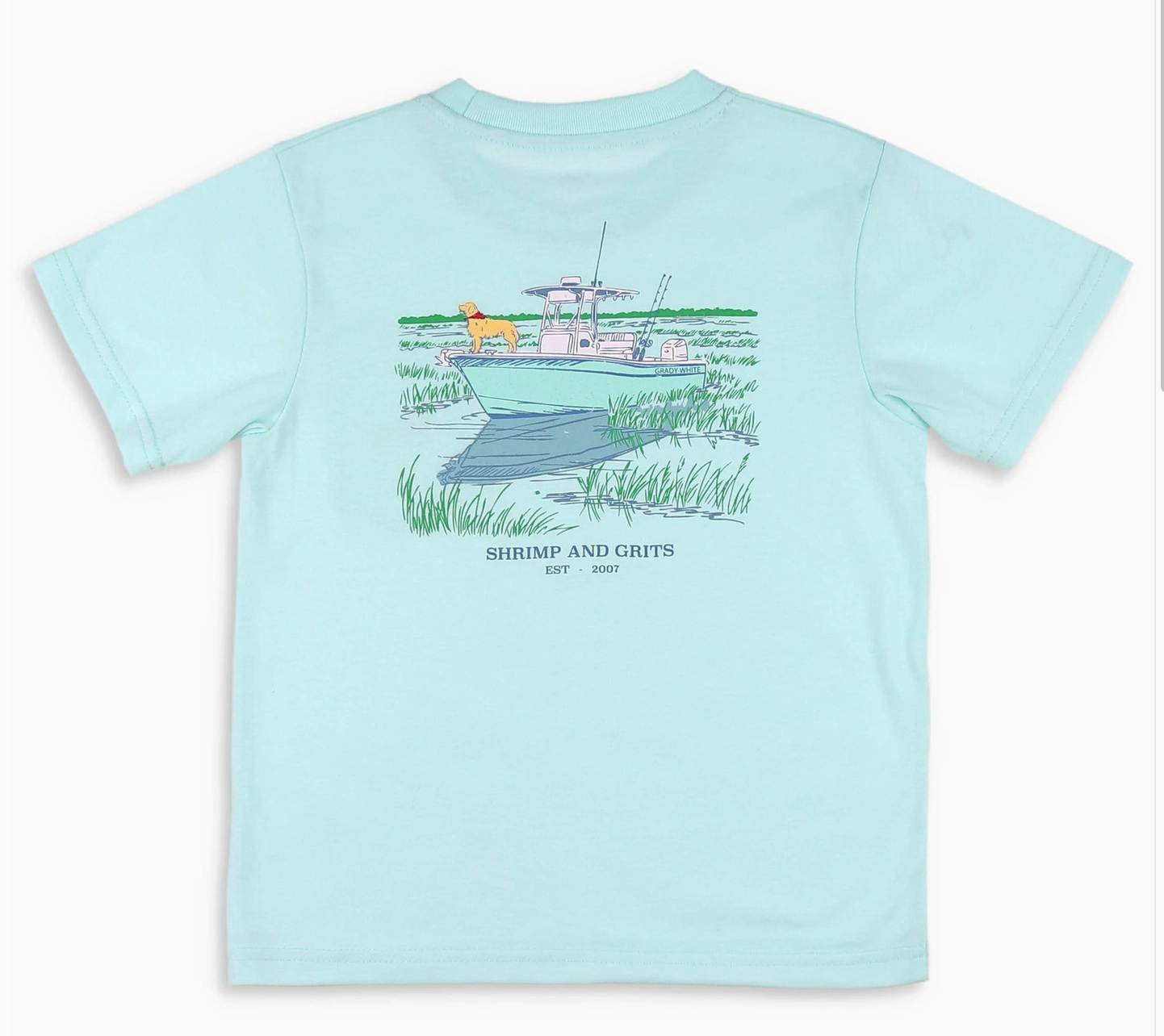 Shrimp and Grits Kids - Creek Cruiser Graphic Tee