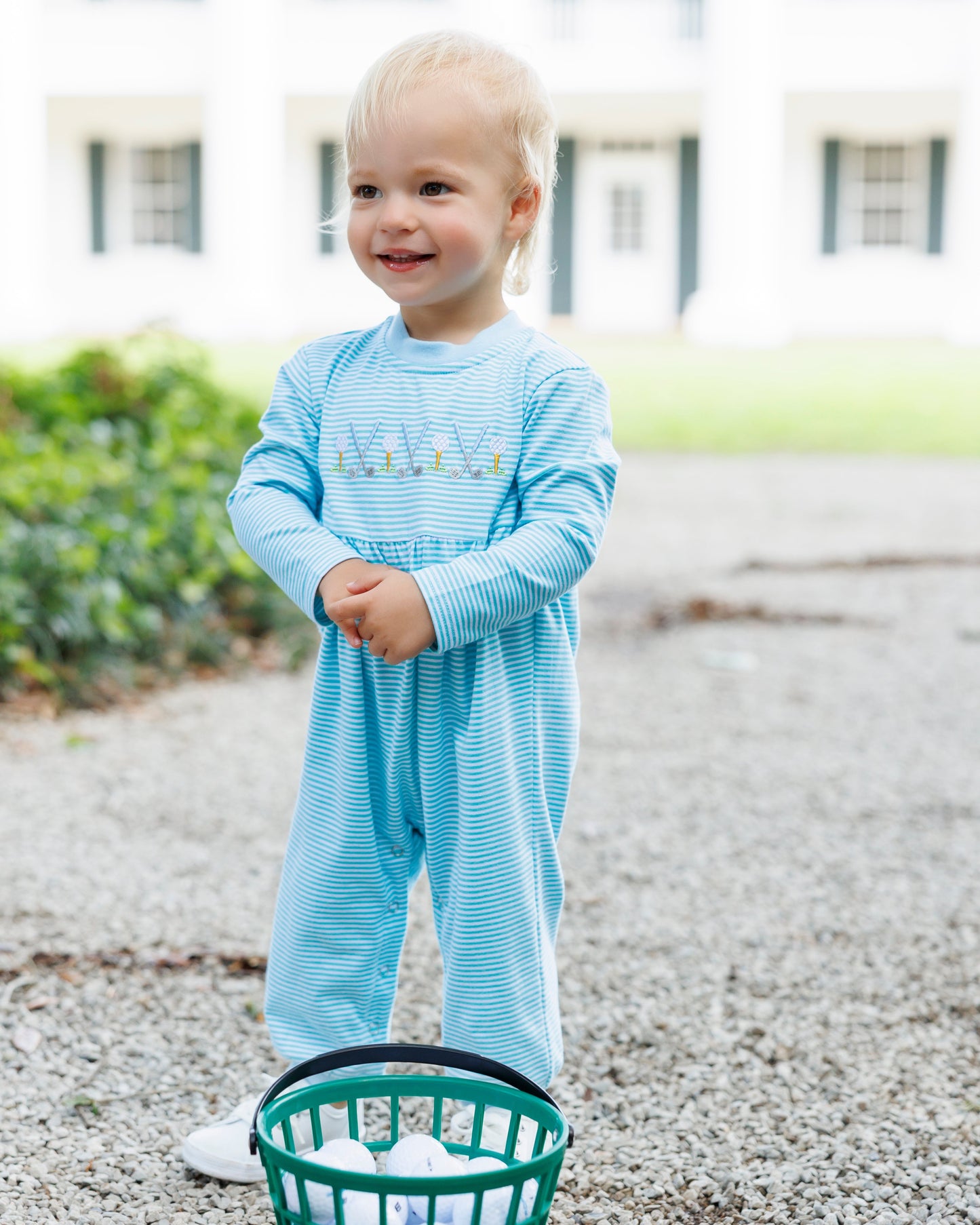 Jellybean Boys Tee Time Romper