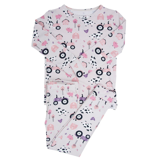 Tractors and Cows Pajama Set