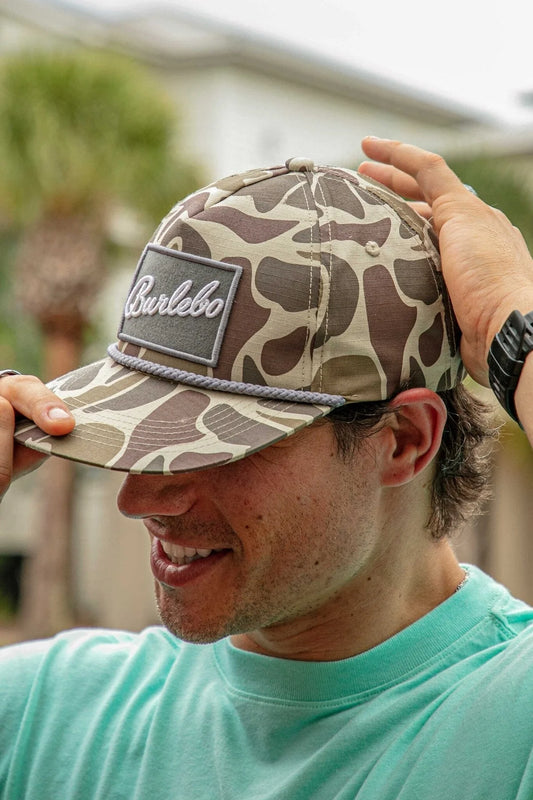 BURLEBO Youth Cap - Grey Patch - Camo