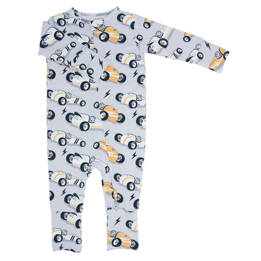 Vintage Racecars Convertible Romper
