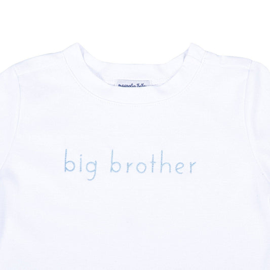 Magnolia Baby - Big Brother Embroidered T-Shirt