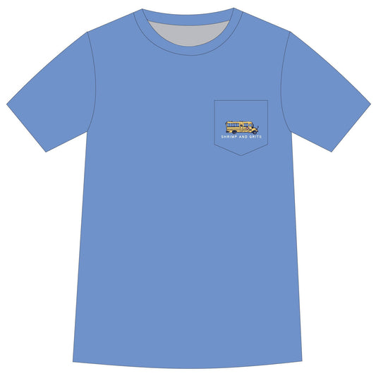 Shrimp and Grits Kids - Graphic Tee - Paws on the Bus