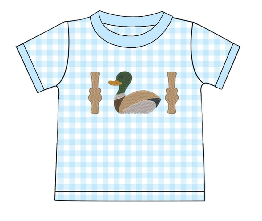 Duck Calls & Mallard Plaid Tee
