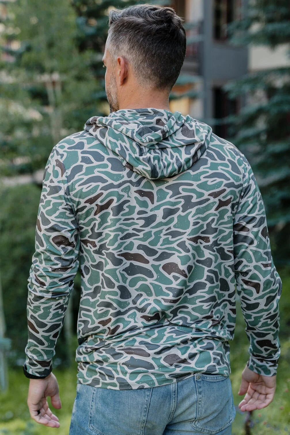 Burlebo Adult Performance Hoodie Retro Duck Camo