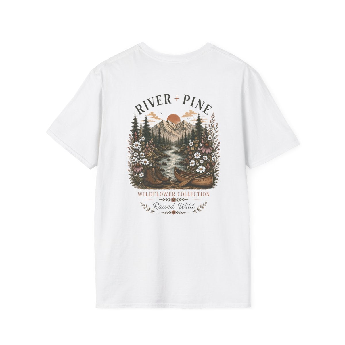 River + Pine “Raised Wild” Wildflower Women's Graphic Tee