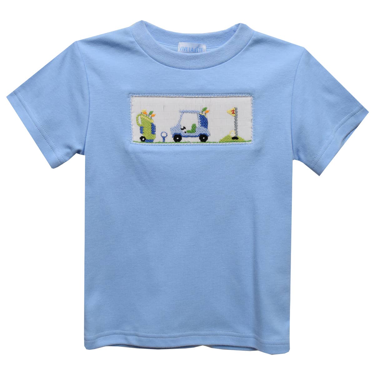 Vive La Fete - Golf Smocked Knit Short Sleeve Boys T-Shirt
