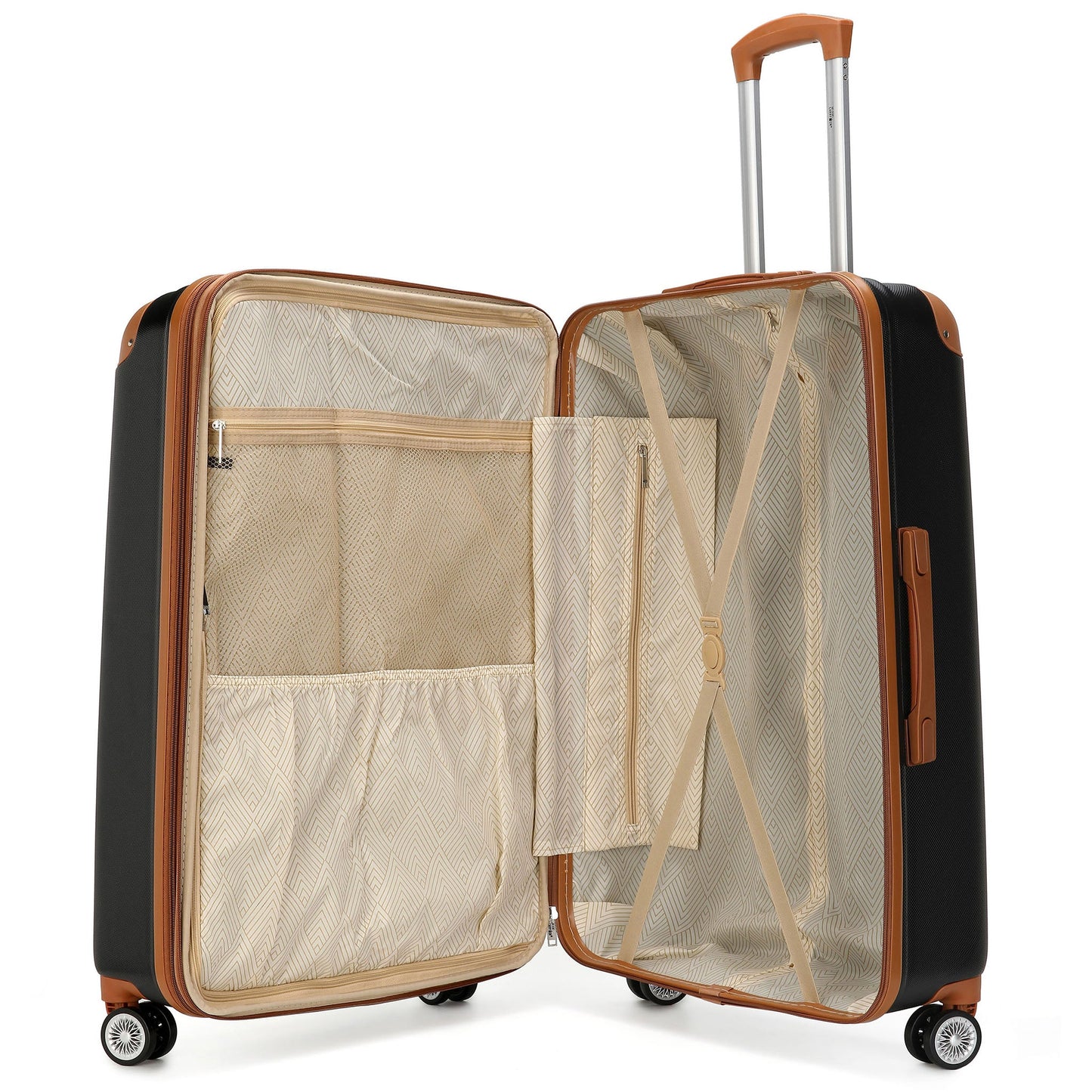 Collins 3 Piece Expandable Retro Luggage Set