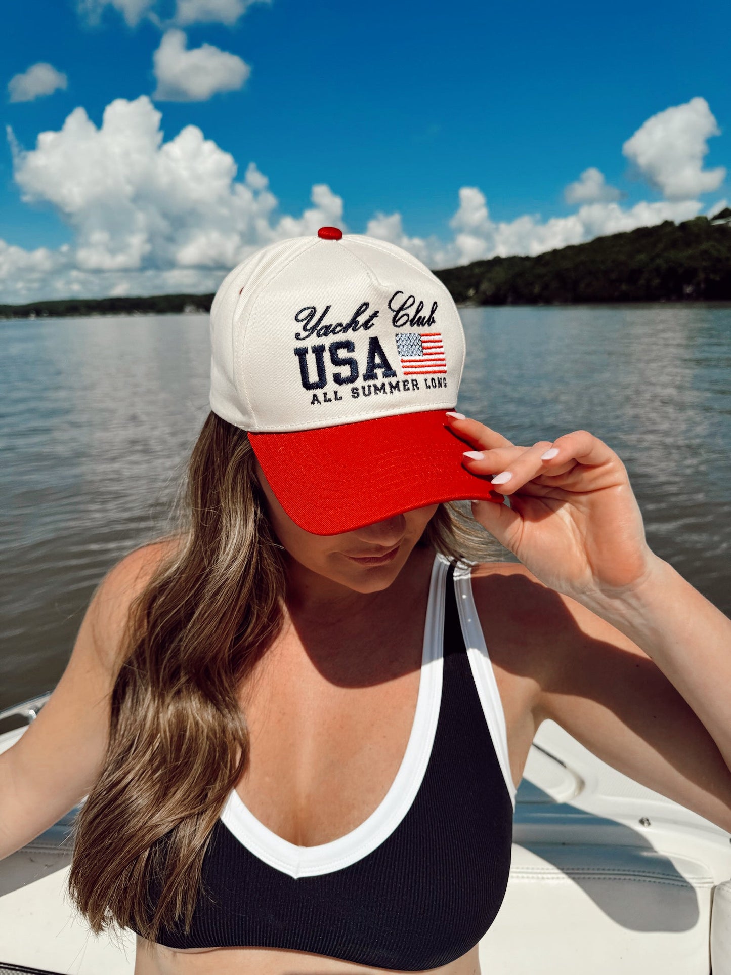 Yacht Club USA Vintage Trucker Hat - PREORDER