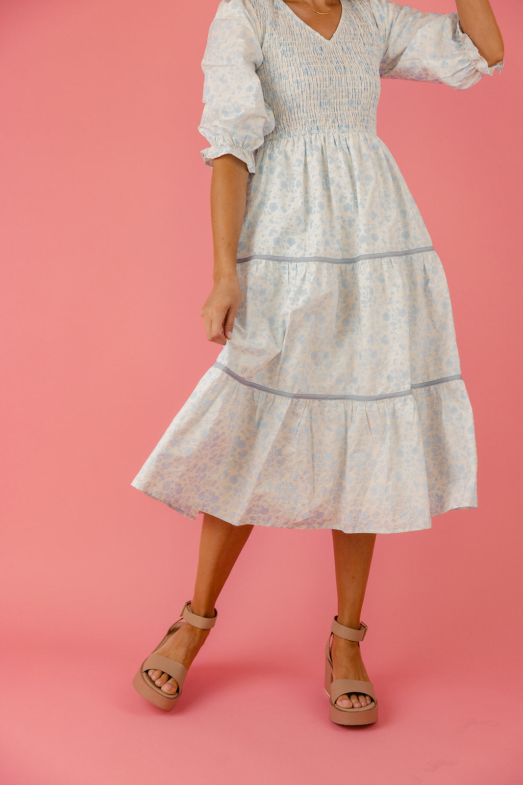 Beautiful Days Smocked Midi