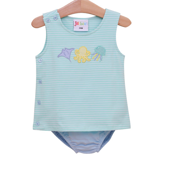 Boy Sea Life Diaper Set