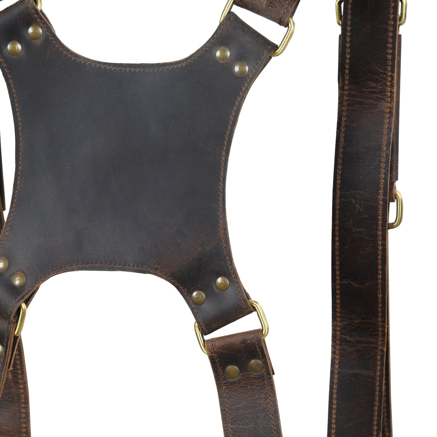 Buffalo Leather Dual Camera Harness