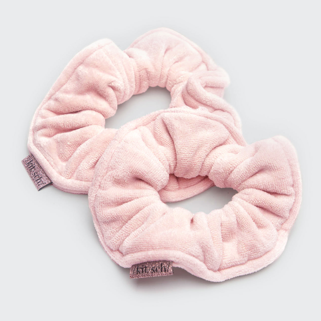 Patented Microfiber Towel Scrunchies - Blush