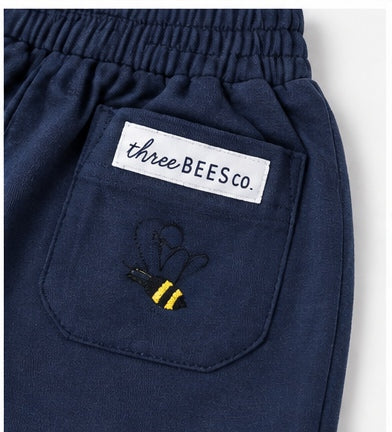 Boys Knit Stripe Short Set