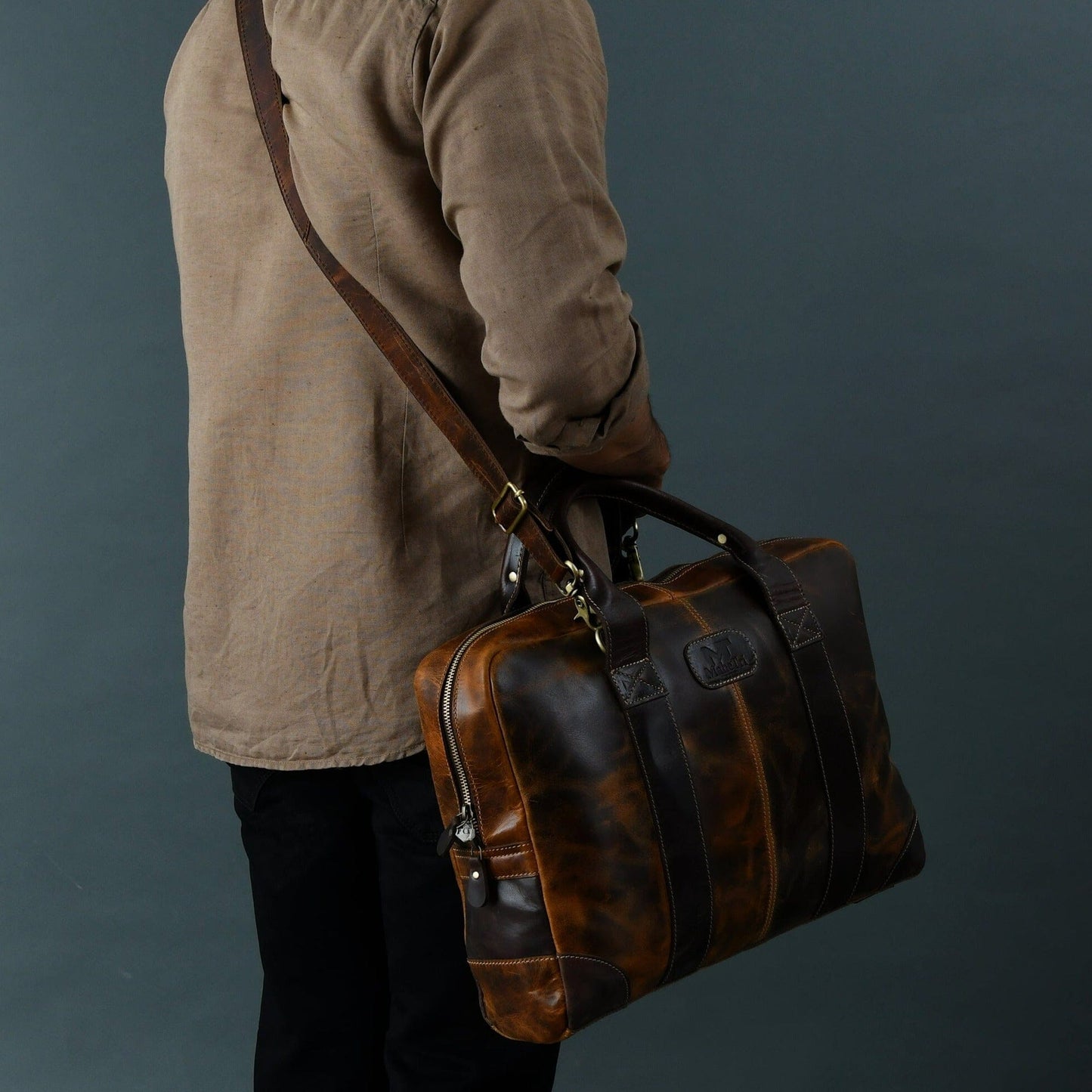 Brown Jefferson Briefcase