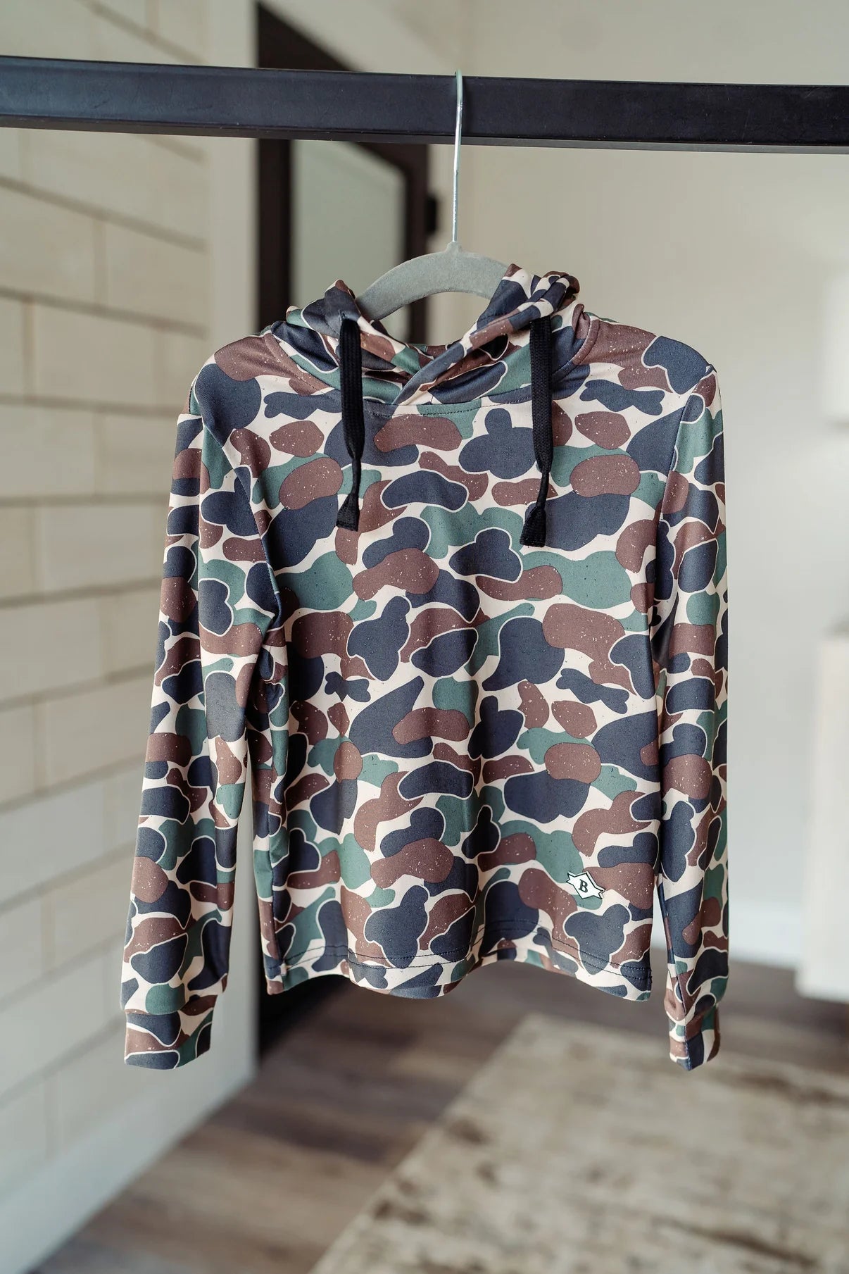 Burlebo Youth Performance Hoodie Throwback Camo