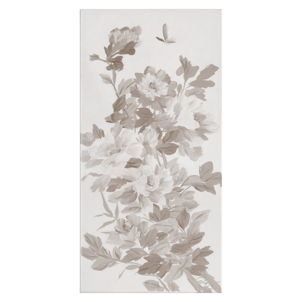 Eloise, a taupe chinoiserie canvas wrap print