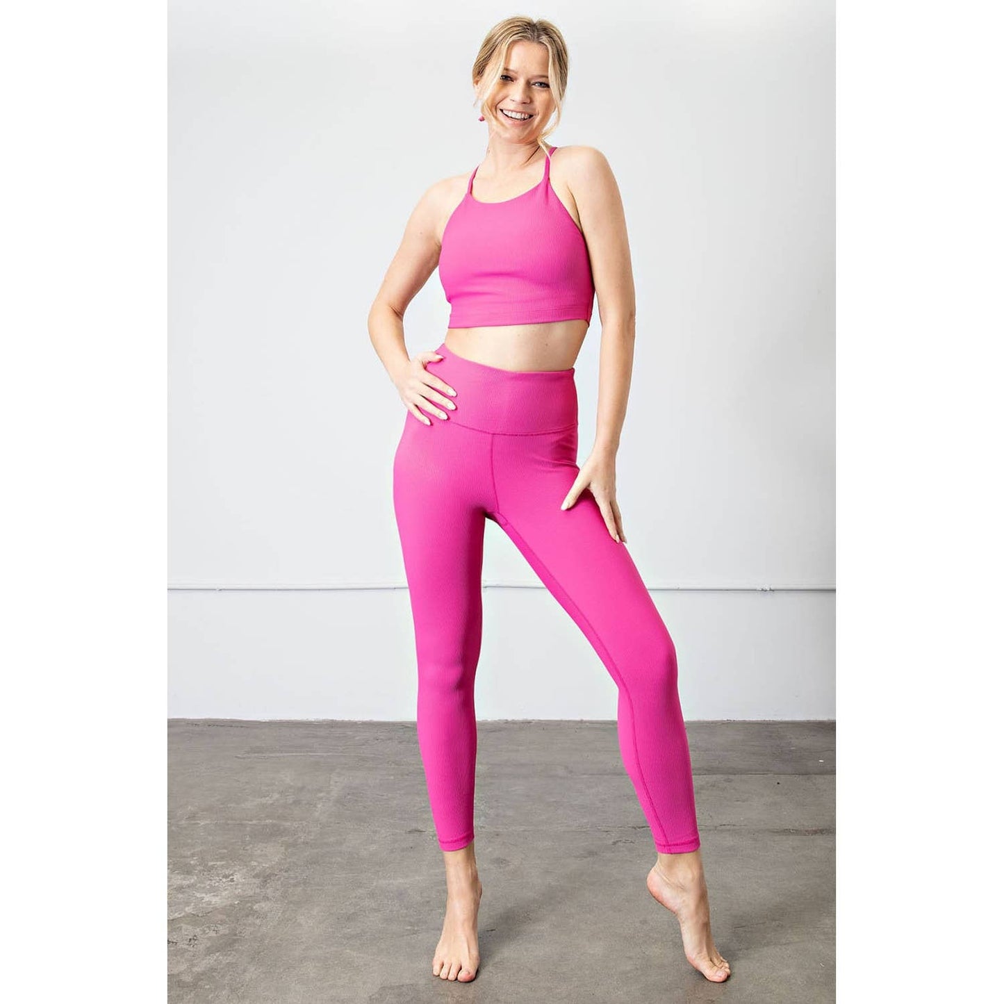 Rae Mode - NYLON RIB YOGA LEGGINGS