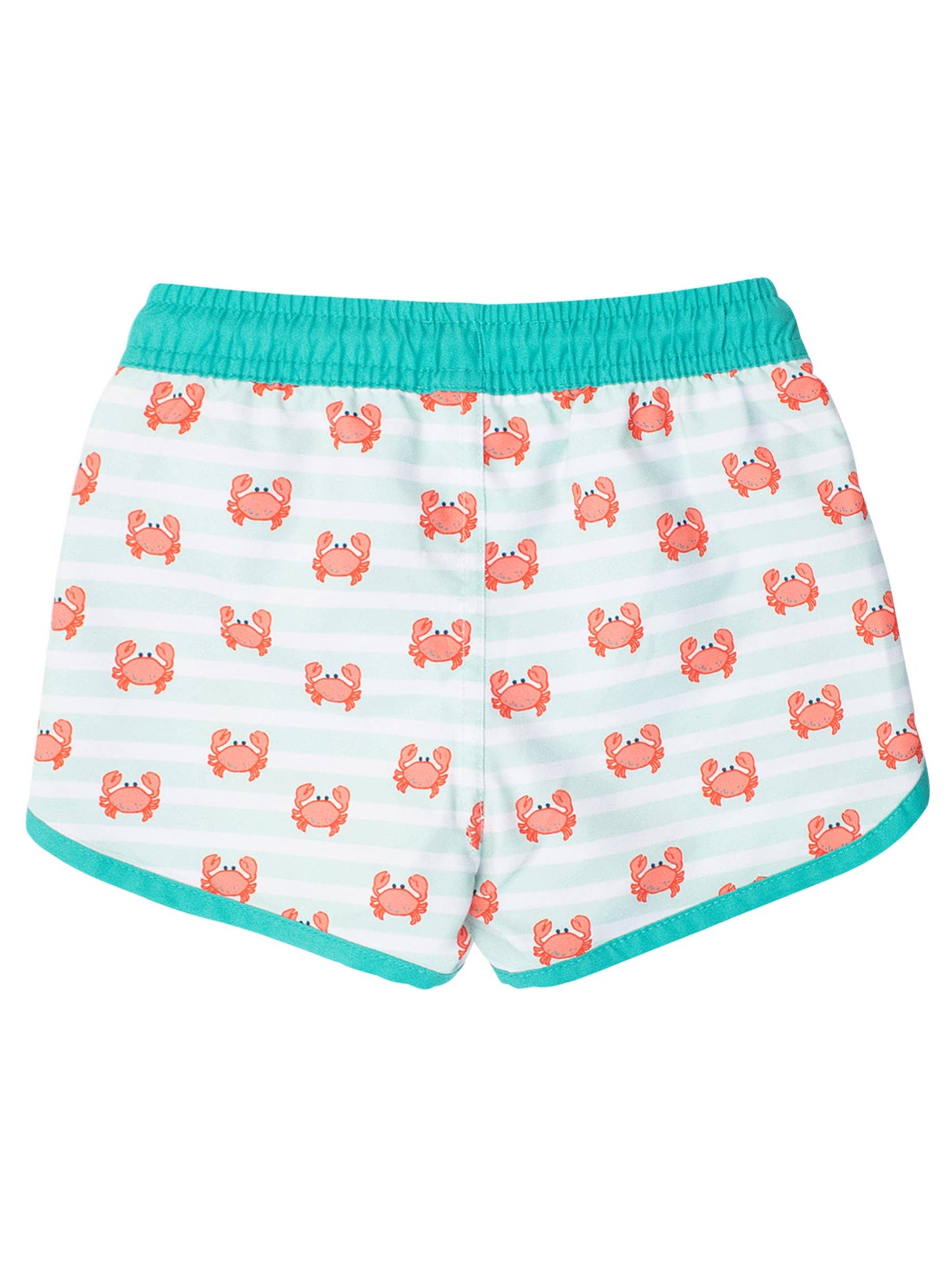 RuffleButts + RuggedButts - Boys Crabby Cove Dolphin Hem Swim Trunks
