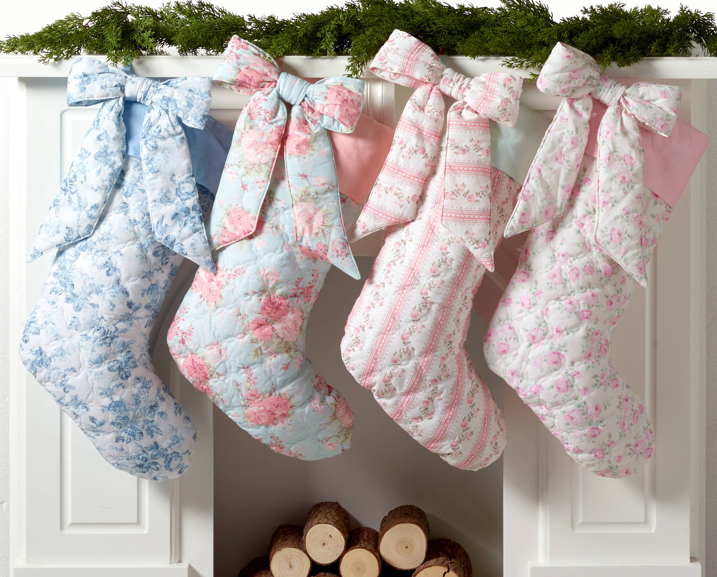 Peking Handicraft - Quilted Printed Cami Bow Stocking