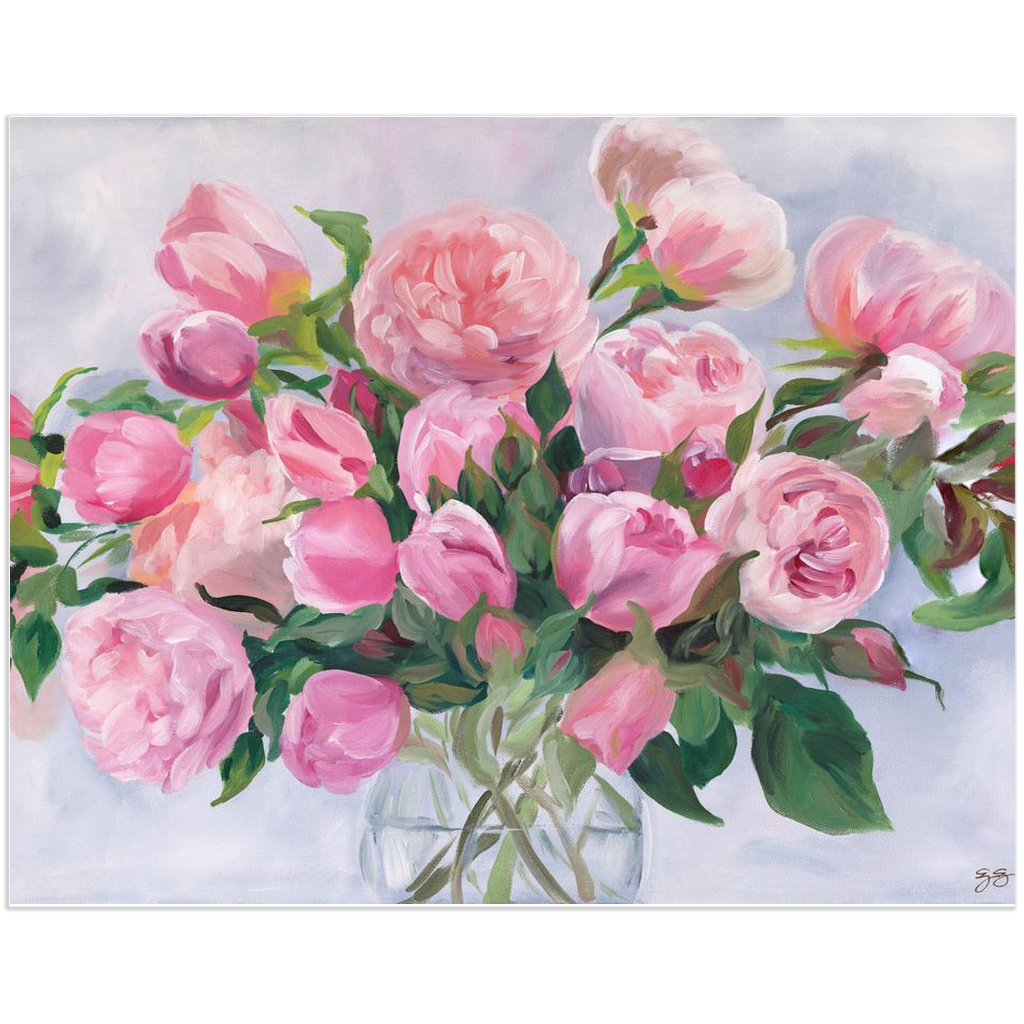 Garden Rose, a fine art print on paper