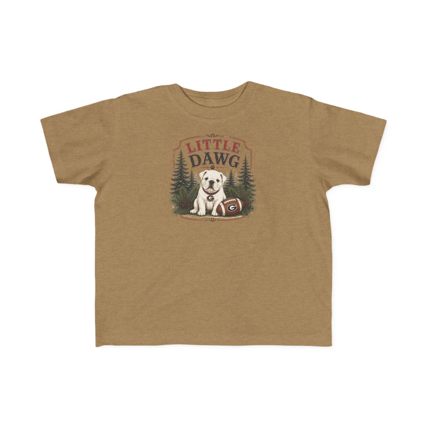 Little Dawg Toddler Tee — Cute Puppy Football T‑Shirt for Kids (Unisex)