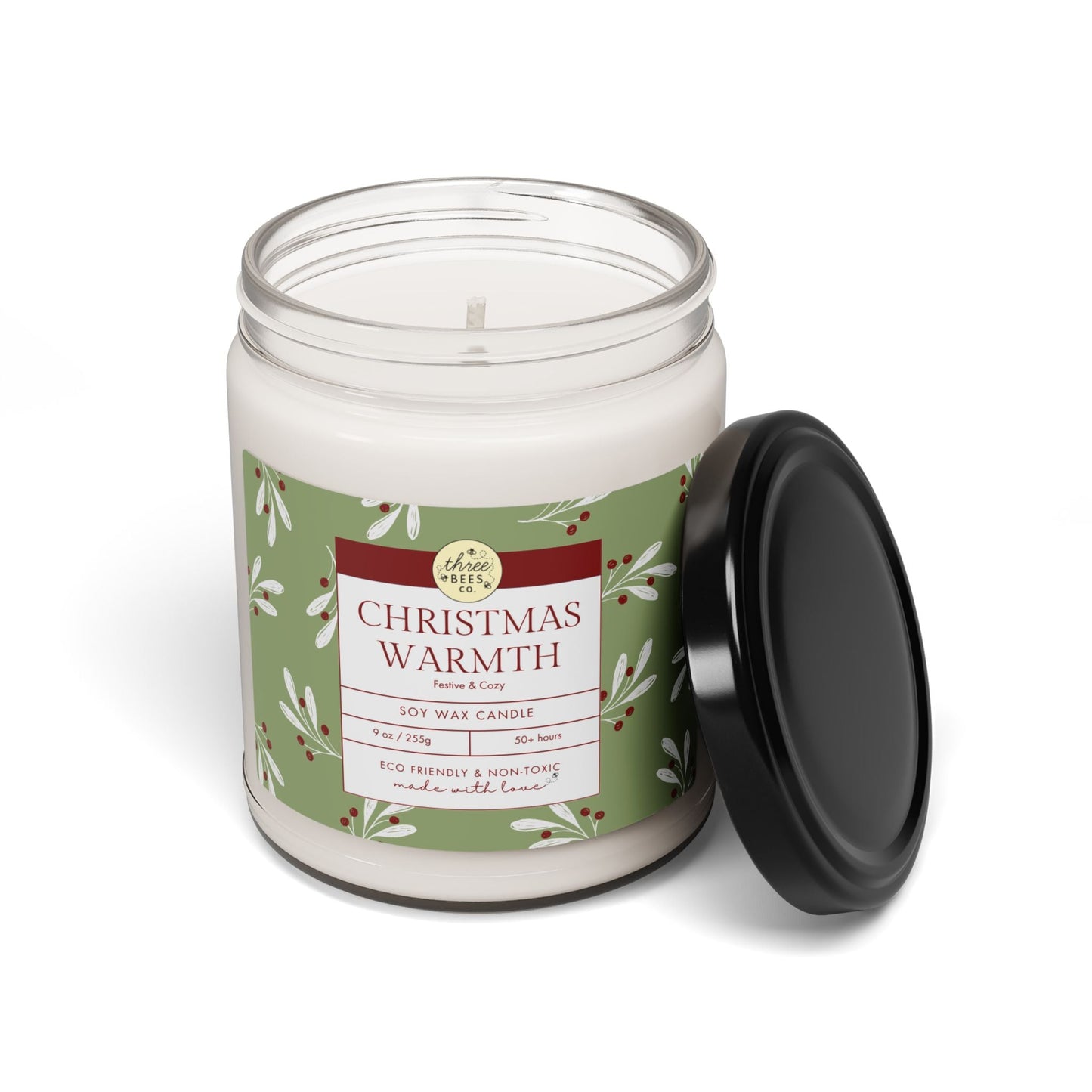 Three Bees Scented Soy Candle - 9oz