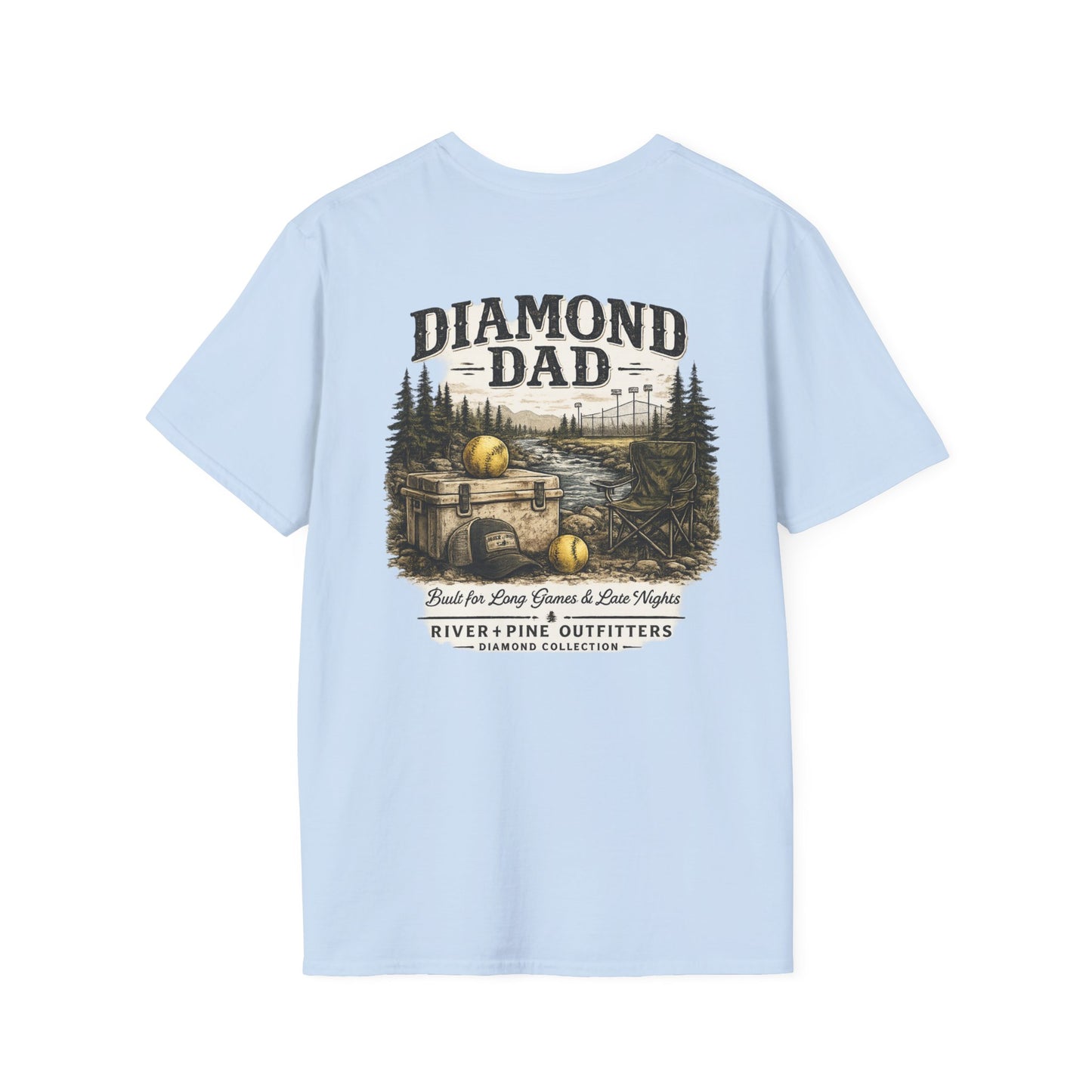 River + Pine - Diamond Dad T-Shirt – Vintage Cooler and Softballs