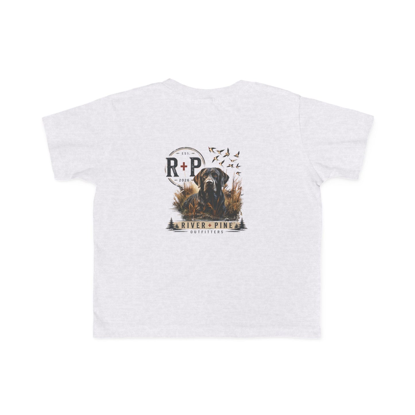 River & Pine Black Dog in Reeds Toddler Graphic Tee (R+P)